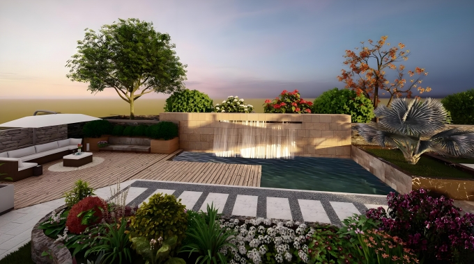 園林(lín)景觀(guān)的(de)施工(gōng)程序